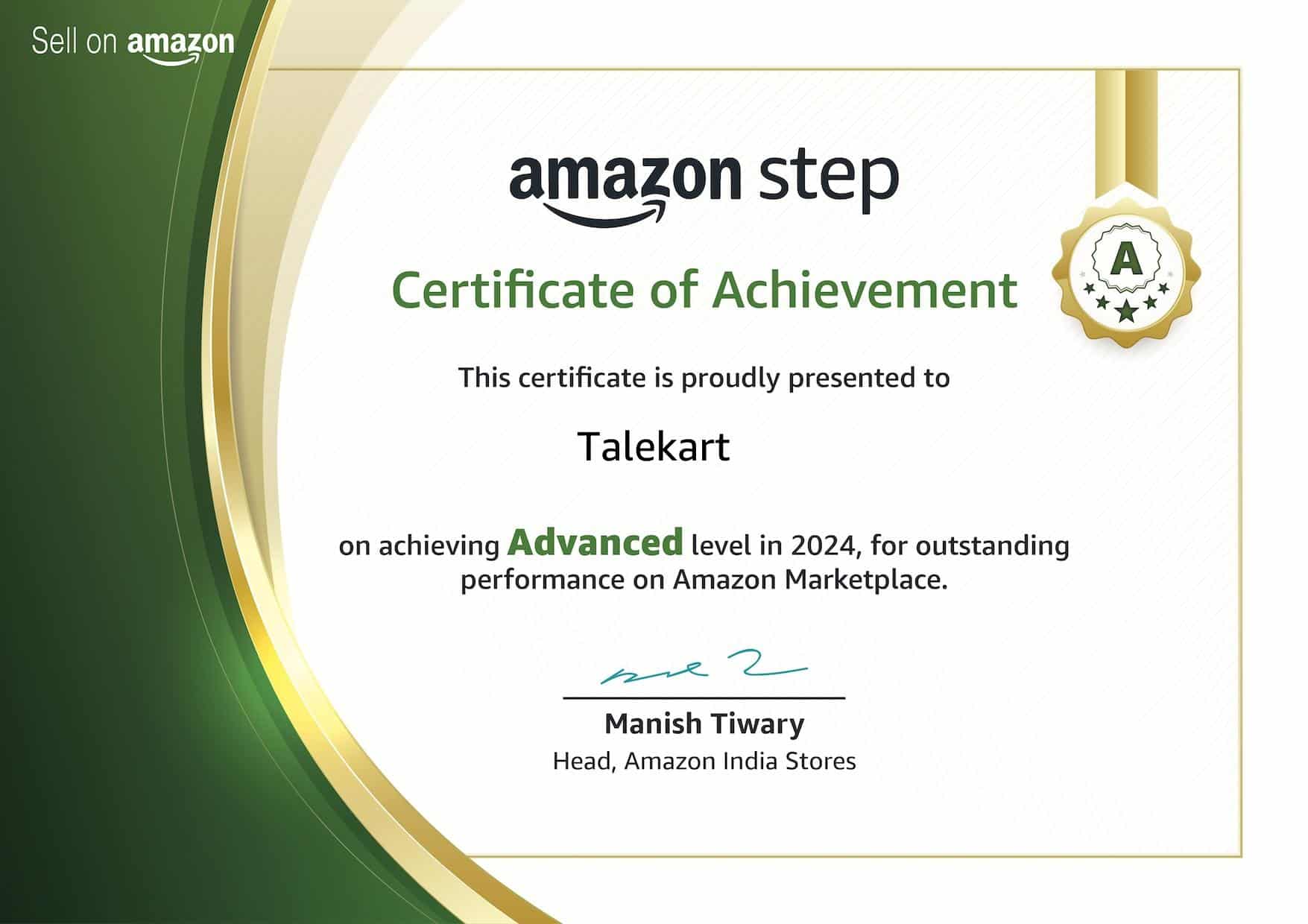talekart certificate 2024