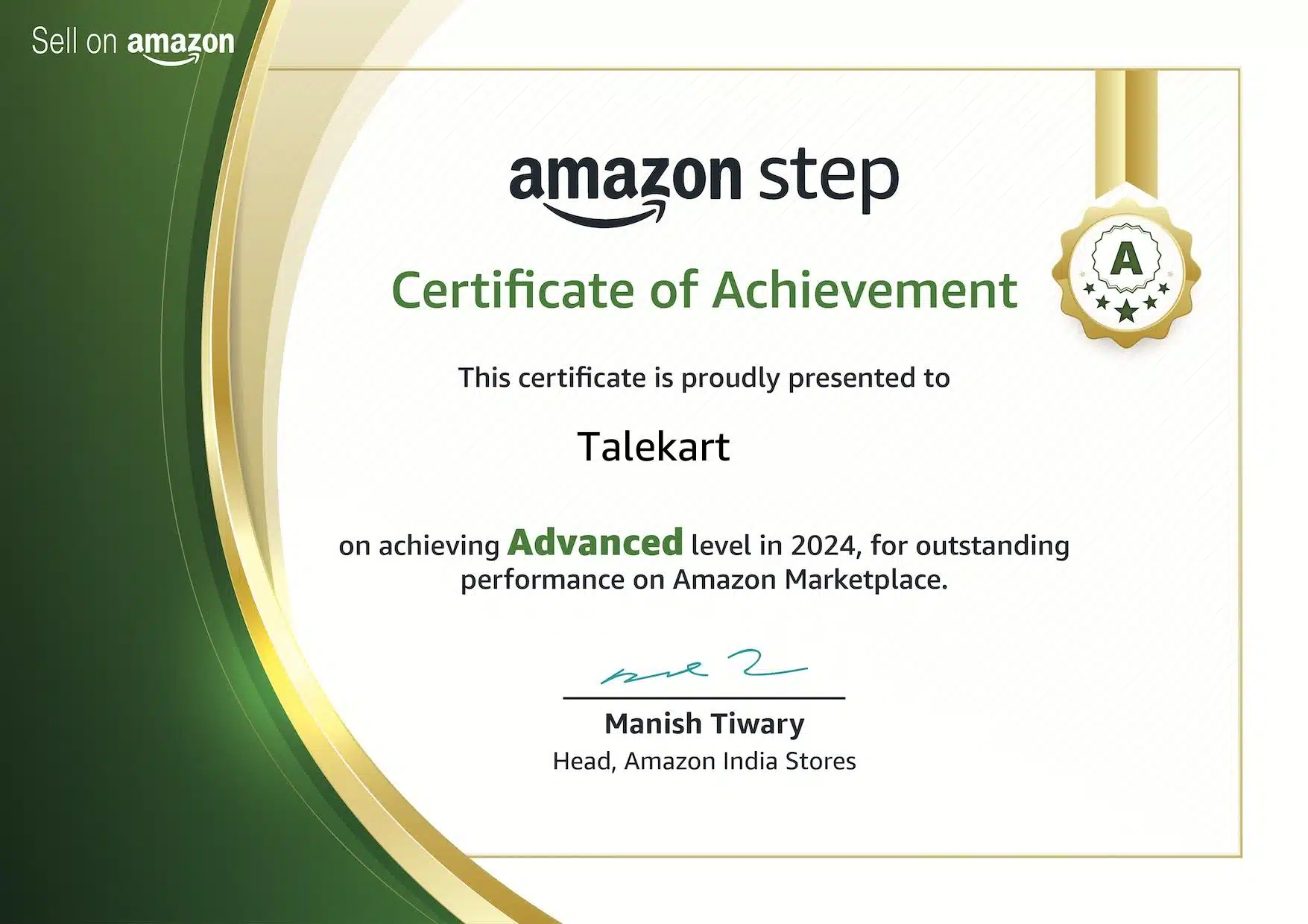talekart certificate 2024